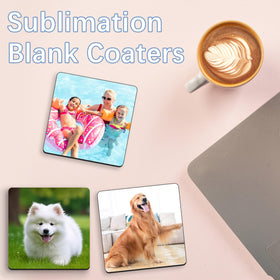 LaiHiulaan cork-back coaster blank adds stability for reliable sublimation