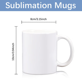 LaiHiulaan round-handle 11oz mug, comfortable grip for daily use