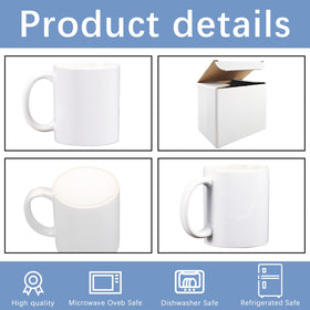 LaiHiulaan sublimation mug with AAA coating for vivid prints