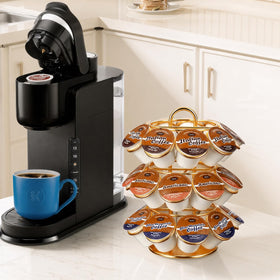 LAIMEQAY Gold K Cup Holder blends with modern decor and high-traffic kitchens.