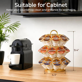 LAIMEQAY 360° rotating display helps quick pod picks.