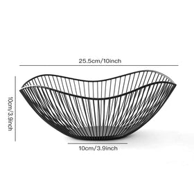 Lainrrew versatile display basket for fruits, vegetables, and snacks