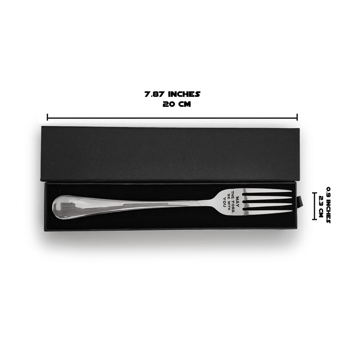 LAIX lightweight stainless steel fork, ideal for everyday meals and travel