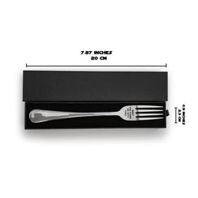 LAIX lightweight stainless steel fork, ideal for everyday meals and travel