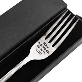 LAIX May The Fork laser engraved fork for Star Wars fans, stylish and durable