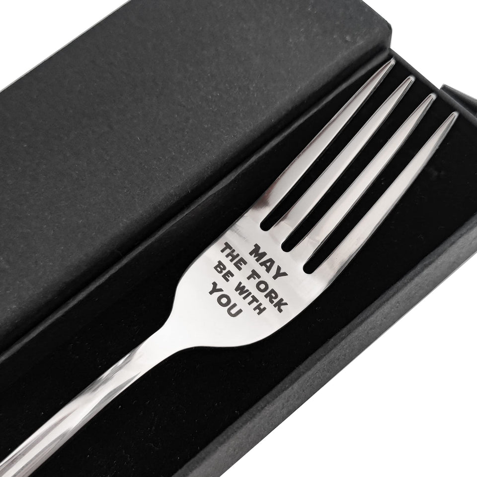 LAIX May The Fork laser engraved fork for Star Wars fans, stylish and durable