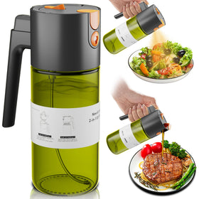 LAKUMIQI 2in1 oil sprayer bottle-mist for precise coating