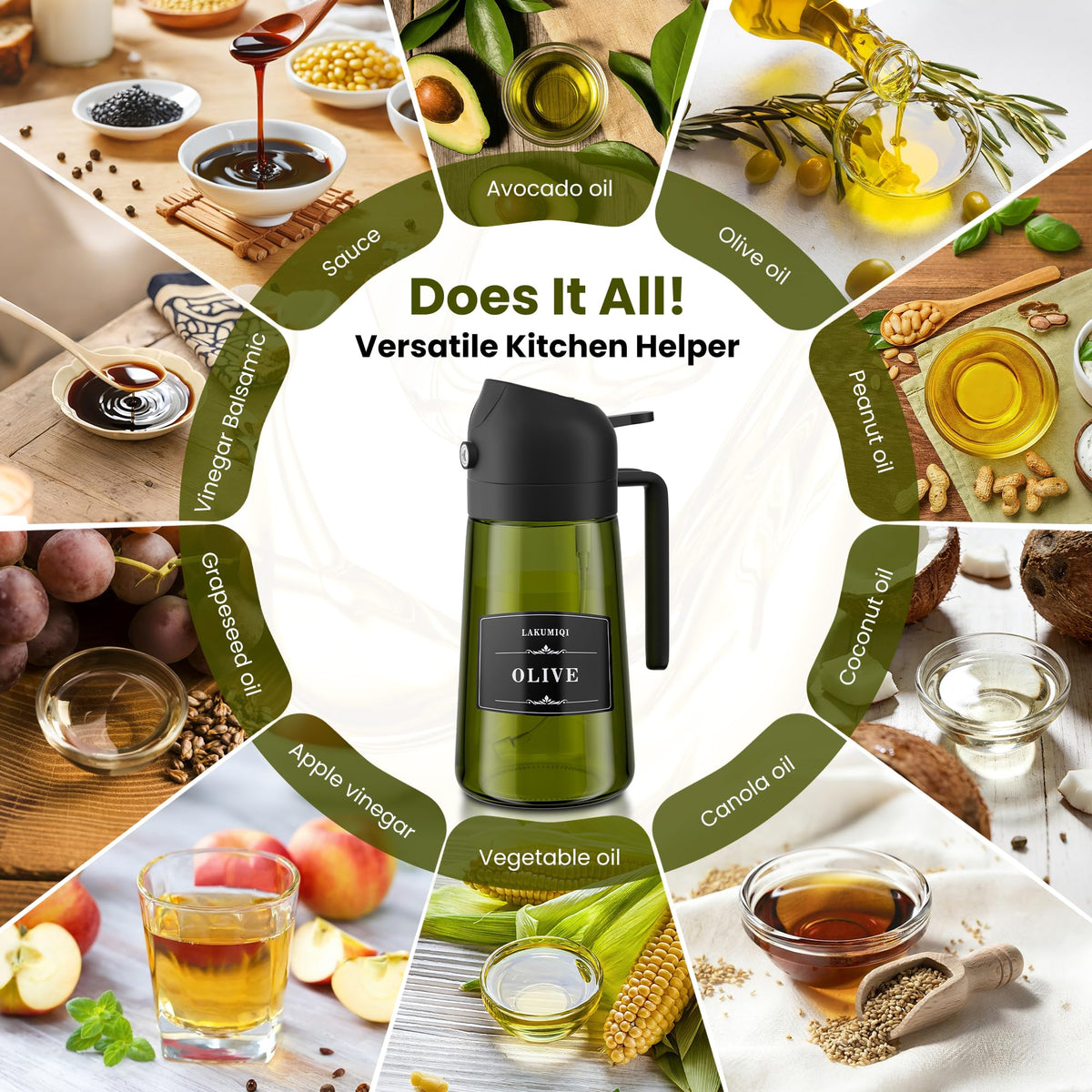 LAKUMIQI versatile 2in1 bottle for salads and grilling