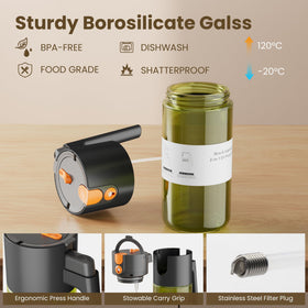 LAKUMIQI olive oil coating dispenser preserves flavor during cooking