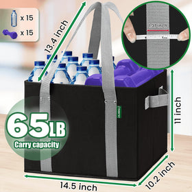 LALABAG heavy-duty tote with 65 lb capacity and reinforced seams