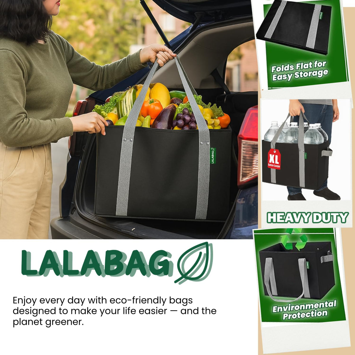 LALABAG tear-resistant bags designed for daily use and long-lasting durability