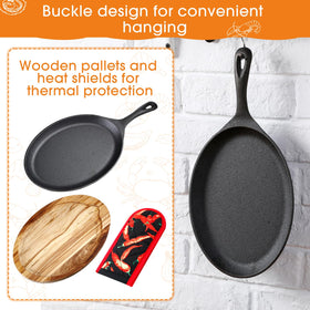 Lallisa insulated pot handle mitts protect hands during serving.