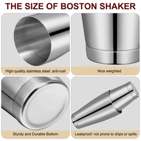Lallisa leak-proof design keeps liquids contained during shaking
