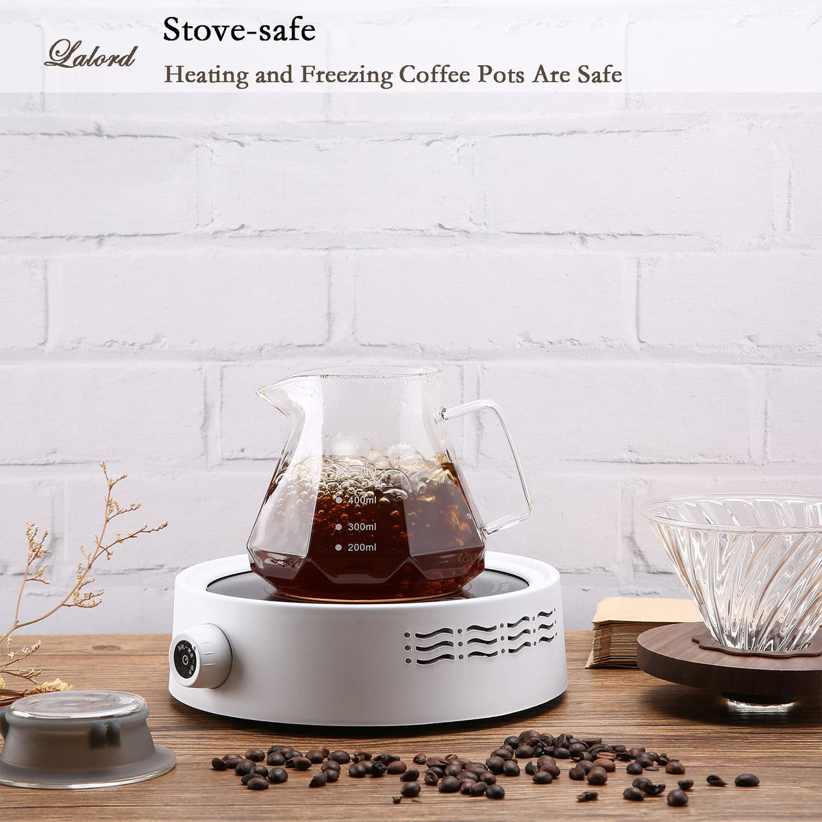 Lalord camping pour-over kit enables fresh coffee anywhere.