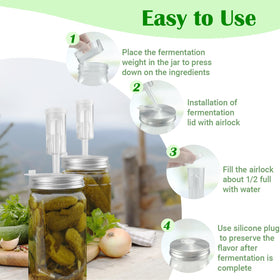 Lalvam kimchi sauerkraut pickles kit supports versatile vegetable ferments.