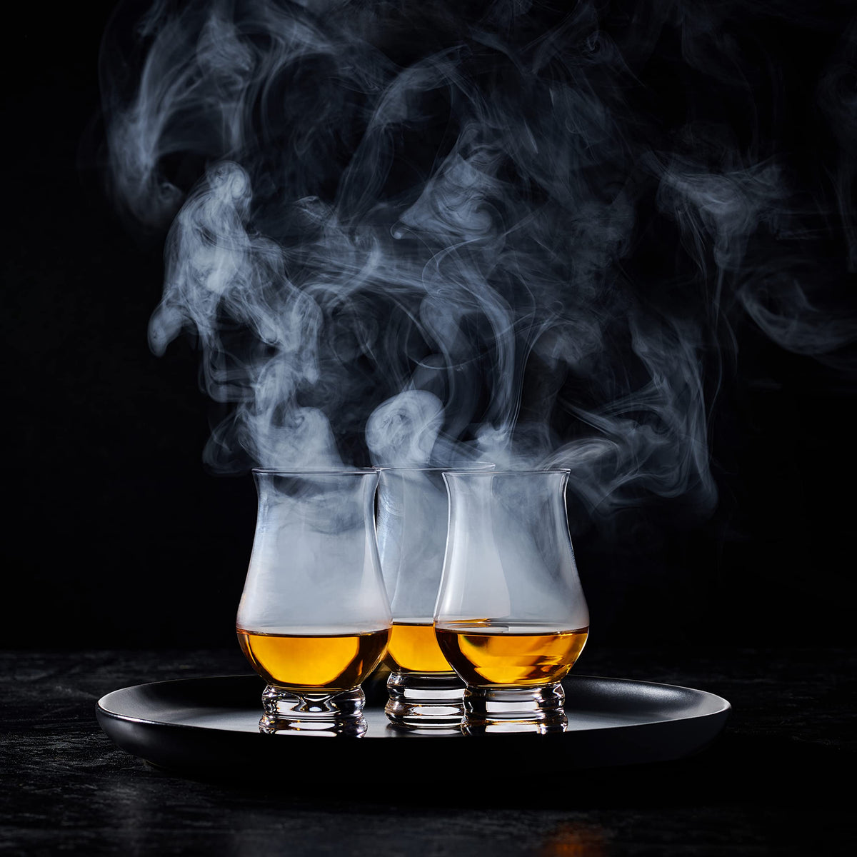 Lamarada brandy snifter emphasizes smooth aroma and sipping.