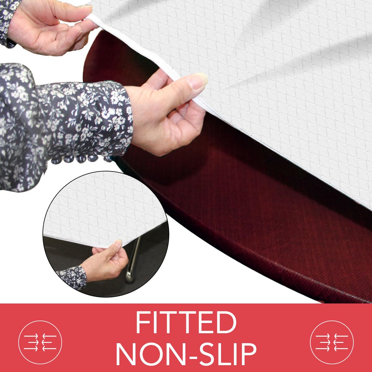 LAMINET padded back keeps contact soft with furniture.