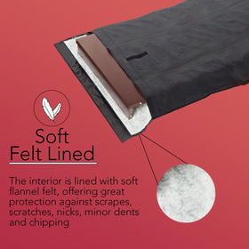 LAMINET table leaf bag outer PEVA layer resists dust and pet hair during storage