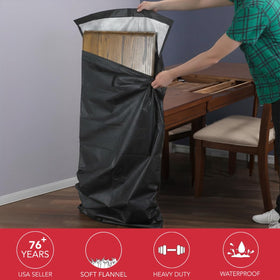 LAMINET premium bag with soft flannel interior guarding leaves from scratches
