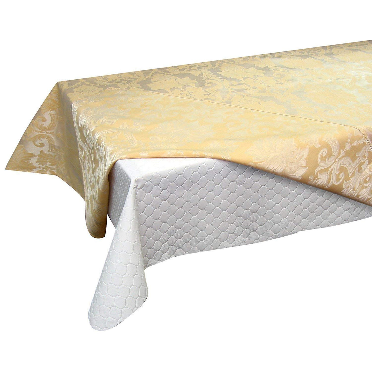 LAMINET table pad protects dining tables from everyday spills.