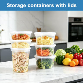 Lamosi containers are freezer and microwave safe for flexible meal prep