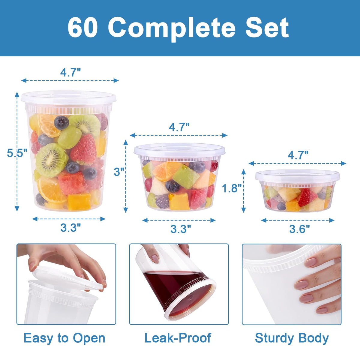 Lamosi leak-proof lids keep liquids contained during transport