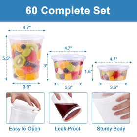 Lamosi leak-proof lids keep liquids contained during transport