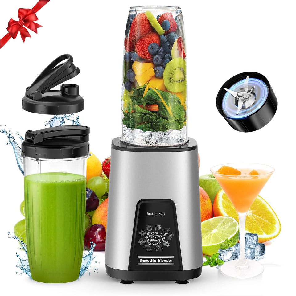 LAMPICK blender motor base shown for quick, smooth blends.