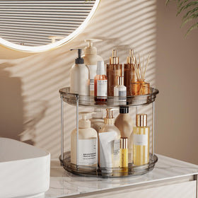 LAMU 2-tier lazy susan cabinet organization saves space