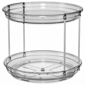LAMU 2-tier lazy susan easy-clean design simplifies maintenance