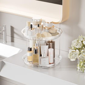 LAMU bathroom-vanity-storage keeps cosmetics organized