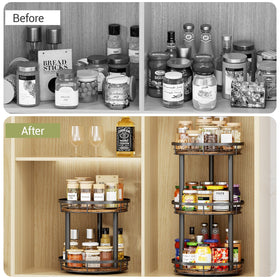 LAMU pantry storage solution supports vertical organization and visibility