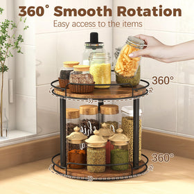 LAMU wood base with metal frame for durable organization