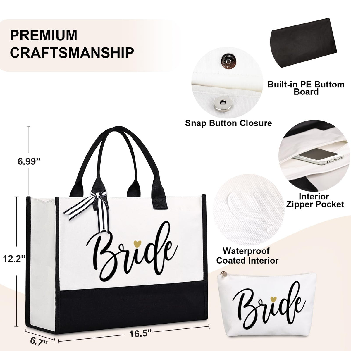 Lamyba makeup bag included for on-the-go beauty must-haves.
