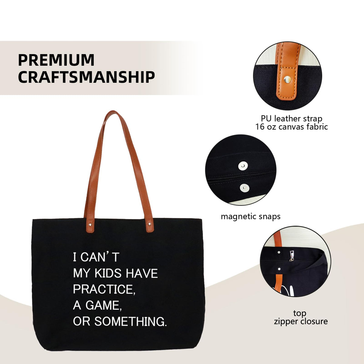 Lamyba tote bag interior pocket organizes keys and phone for quick access.