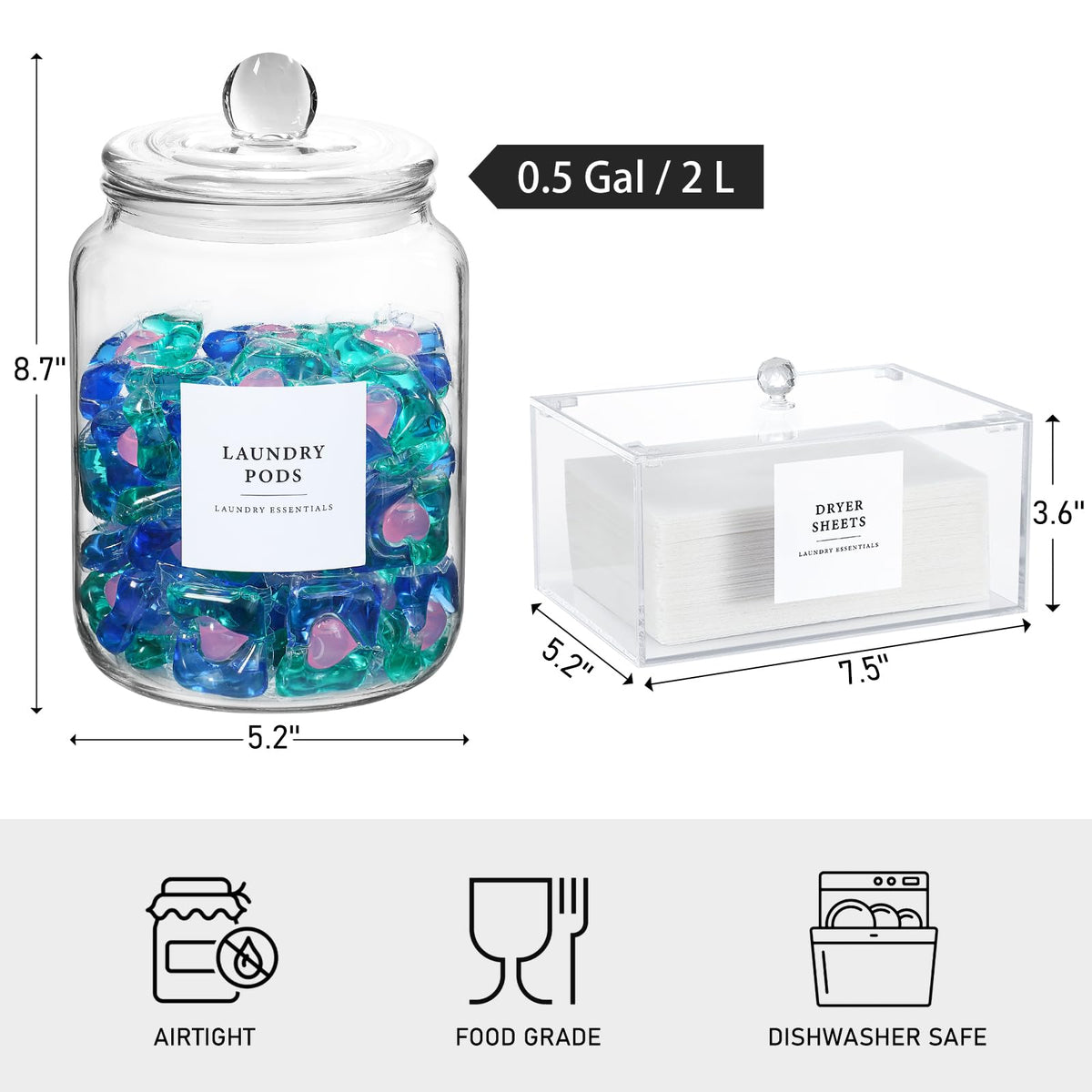LANDNEOO acrylic storage box provides stylish, transparent organization