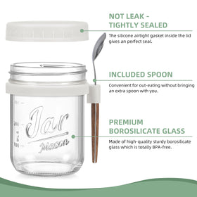 LANDNEOO airtight lid with silicone gasket for leak prevention