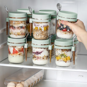 LANDNEOO 4-pack kit is perfect for breakfast prep and lunch storage.