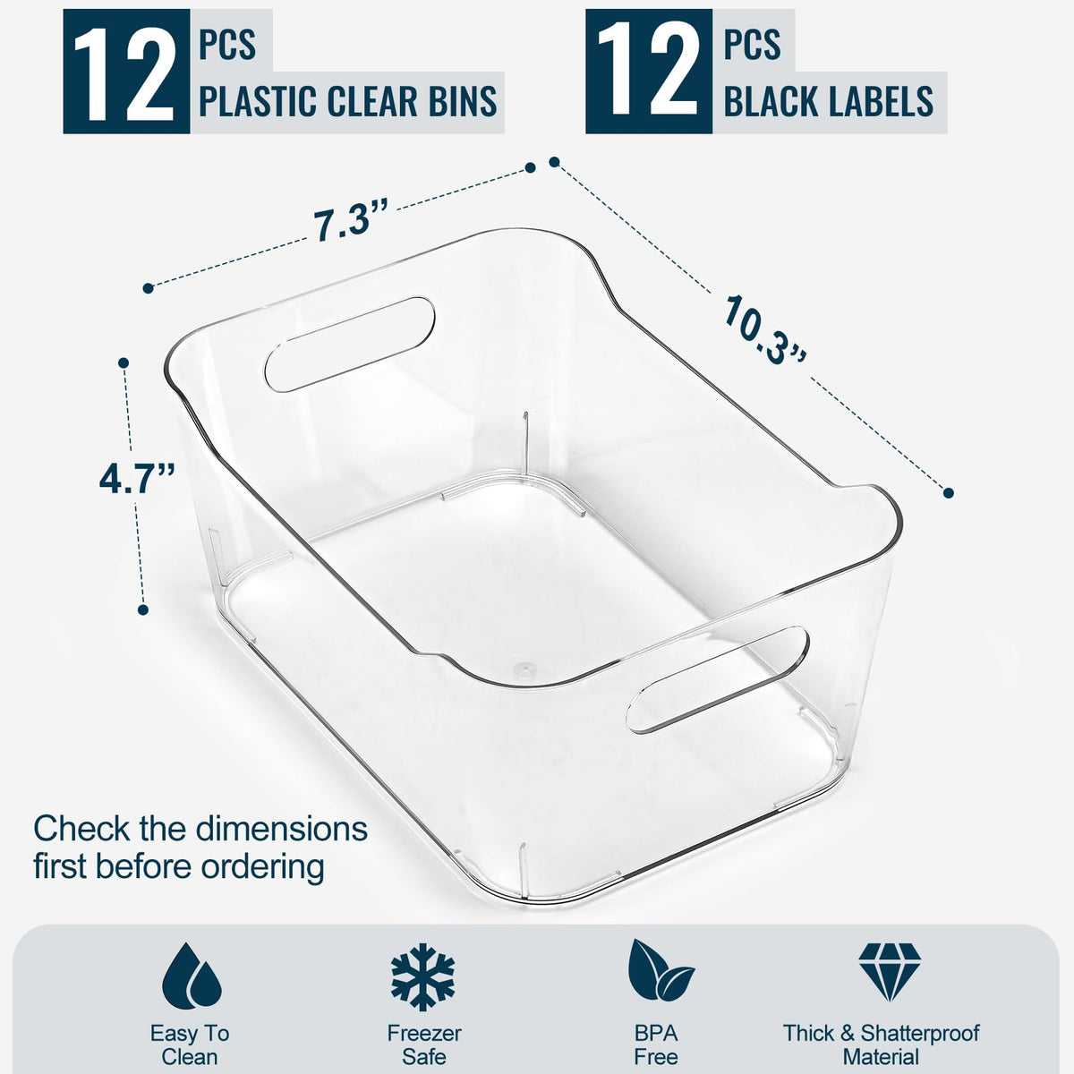 LANDNEOO craft room bins simplify tidying and storage.
