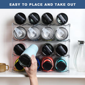LANDNEOO dimensions 17 by 7.8 by 14.6 inches keeps bottles neatly aligned