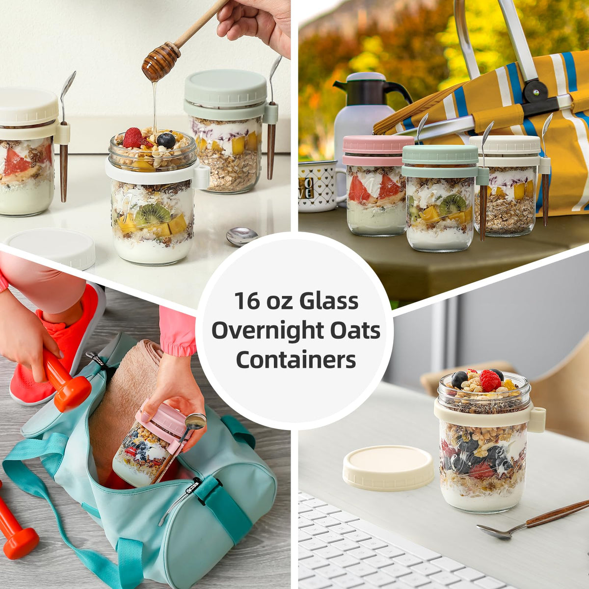 LANDNEOO jars are dishwasher safe and refrigerator friendly