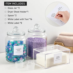 LANDNEOO half-gallon airtight glass jars highlight durable kitchen storage