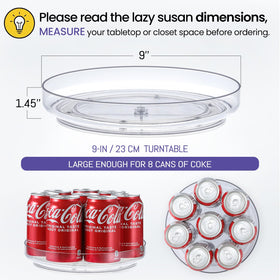 LANDNEOO kitchen-turntable holds spice bottles neatly with smooth rotation for easy grabbing.