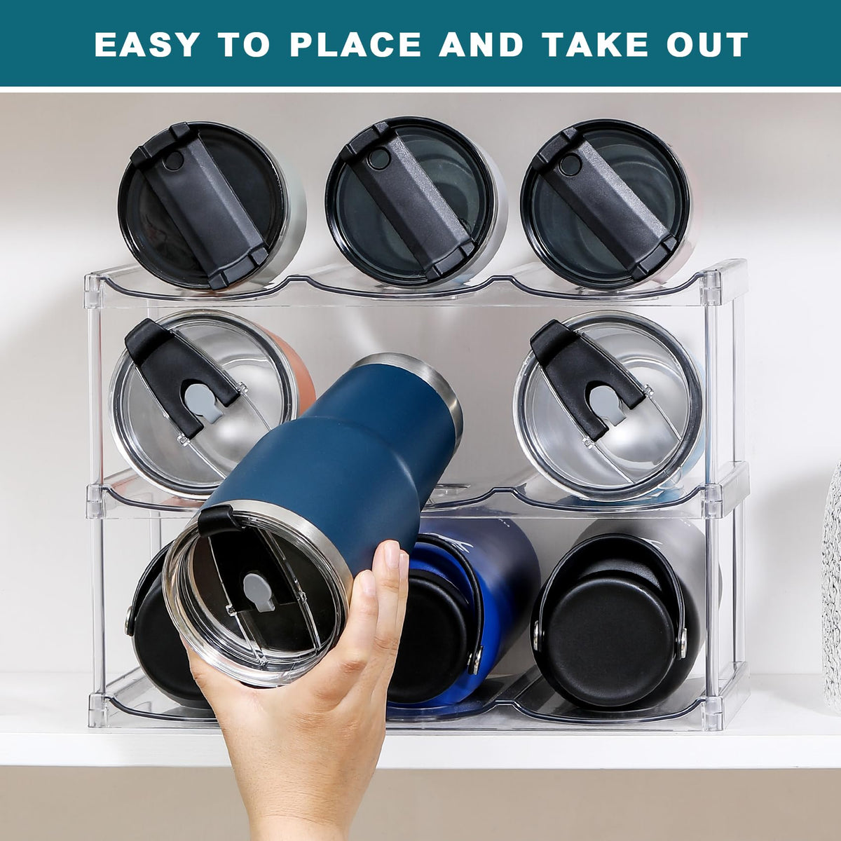 LANDNEOO capacity-focused shelf supports up to 30 lbs per tier