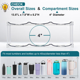 LANDNEOO compatible with large tumblers like YETI and Hydro Flask