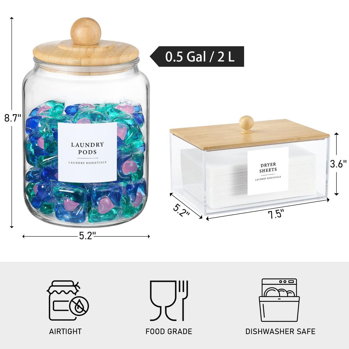 LANDNEOO complete laundry room set blends function with decor.