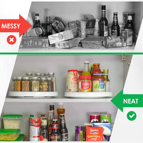 LANDNEOO pantry storage helps drinks and snacks stay easy to reach.