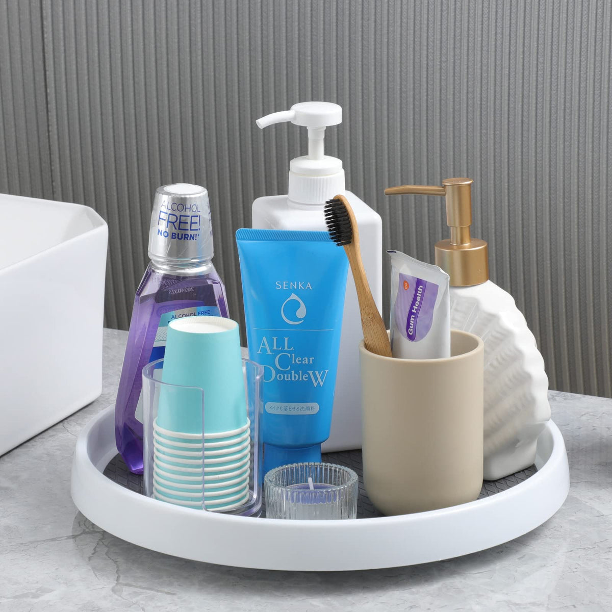 LANDNEOO refrigerator organizer frees shelf space and reduces clutter.