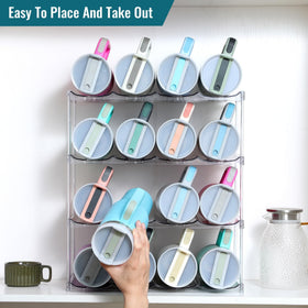 LANDNEOO Simple Modern rack, top-down view, complements modern interiors