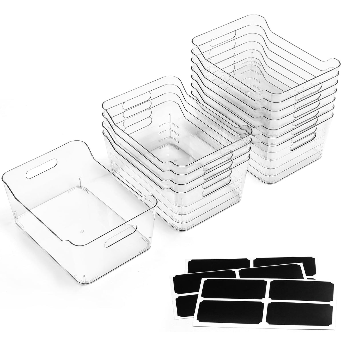 LANDNEOO SOHO 12-pack bins stacked together to save space
